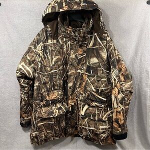 RedHead Mens 3-In-1 Insulated Camo Hunting Parka XL Waterproof Jacket Versatile